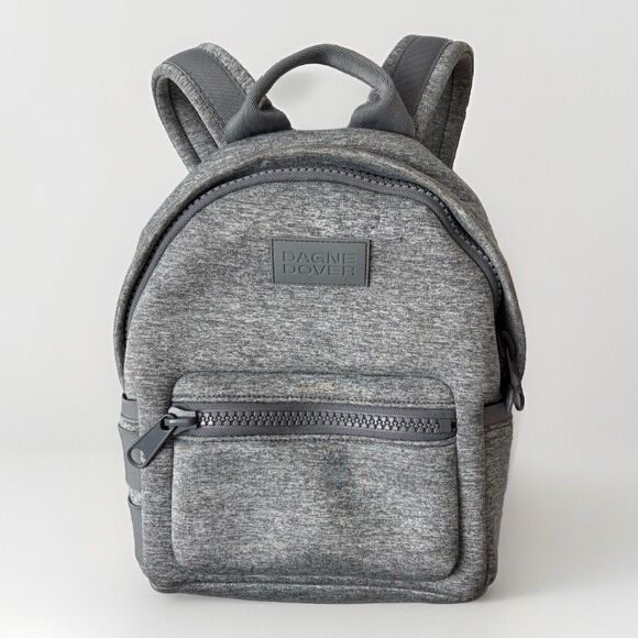 Dagne Dover Handbags - Dagne Dover Backpack Dakota Small Neoprene Heathered Gray Bag Causal